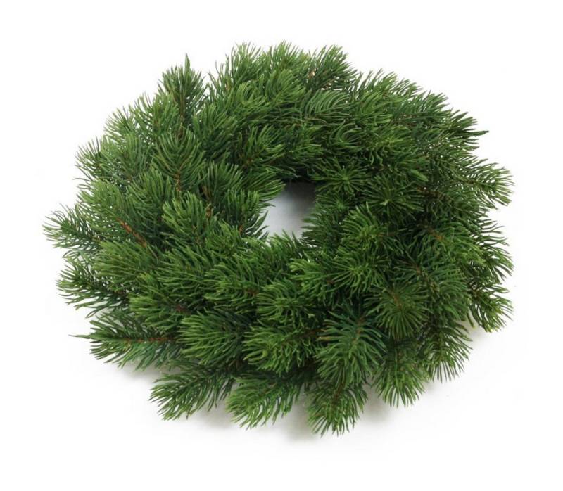 Kunstkranz Künstlicher Tannenkranz Ø26-30cm. Türkranz, Adventskranz, Tischkranz, Floratexx GmbH von Floratexx GmbH
