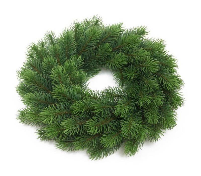 Kunstkranz Künstlicher Tannenkranz Ø32-35cm Türkranz Adventskranz Weihnachtskranz, Floratexx GmbH von Floratexx GmbH