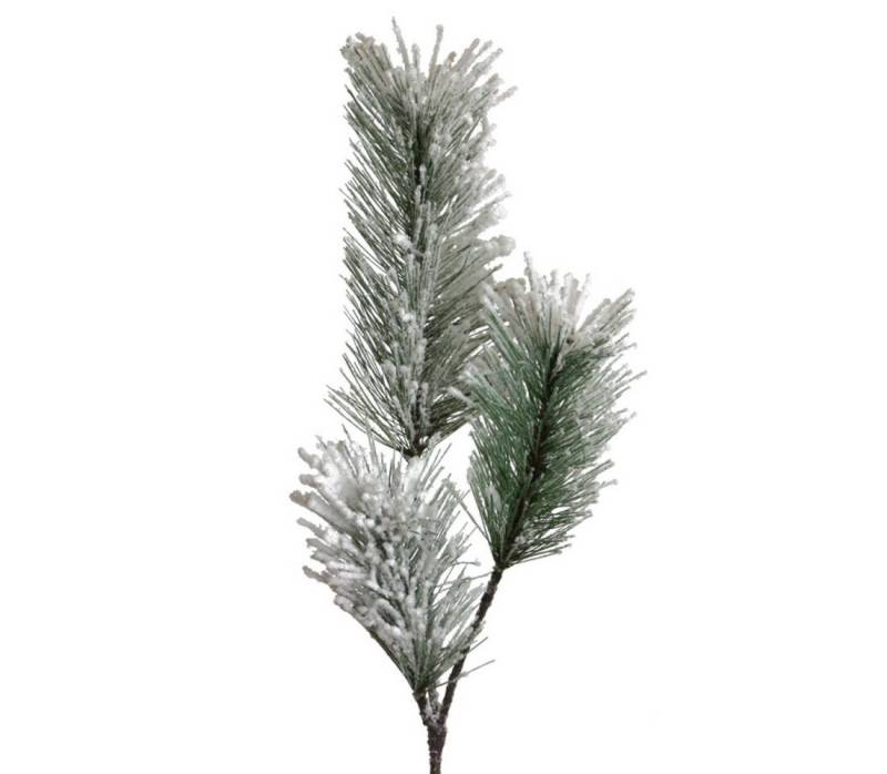 Kunstzweig Künstlicher TANNENZWEIG beschneit, glitzernd, ca. 47cm. BESCHNEIT, Floratexx GmbH von Floratexx GmbH