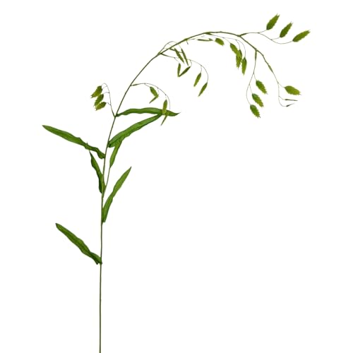 Floratexx Künstliches Gras mit Ähren 94cm GRÜN. Kunstgras Grashalm Gras Getreide Hafer Weizen von Floratexx