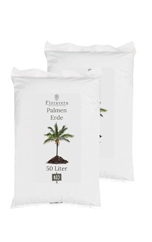 Floravera Premium Bio Palmenerde Pflanzerde 50 Liter (100 Liter (2 x 50 Liter)) von Floravera Premium Garden Fertilizer