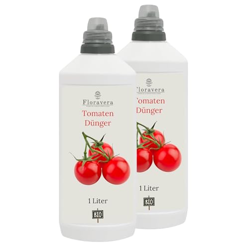 Floravera Premium Tomaten Bio-Flüssigdünger 1 Liter Tomatendünger Dünger (2 Liter (1 Liter Doppelpack)) von Floravera Premium Garden Fertilizer