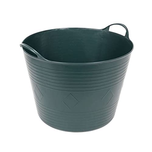 Floraworld 011443 GartenküBel Universal Classic 34-37 cm, Ø 46 cm, 40 Liter, grün von Floraworld