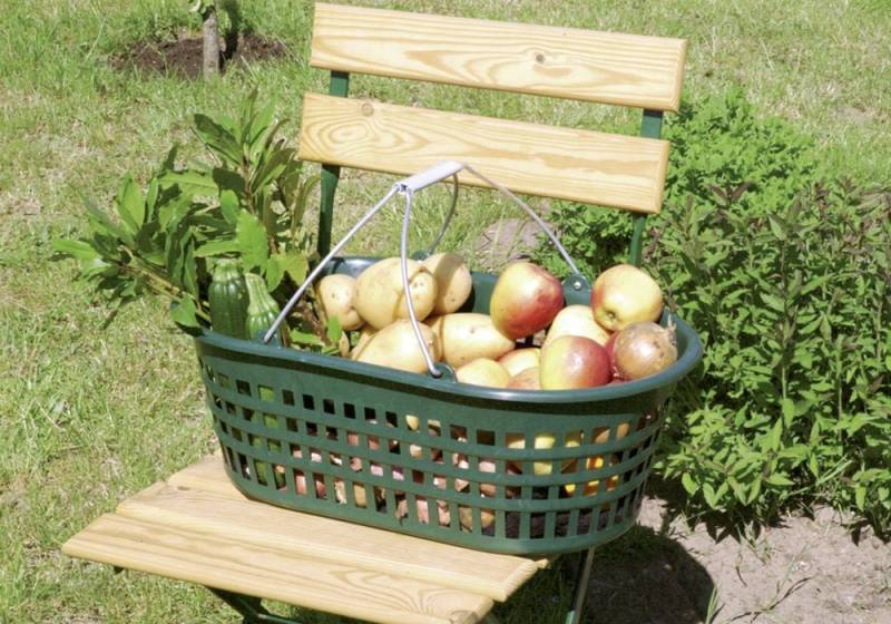 Floraworld Gartenkorb 18 L Classic, grün von Floraworld