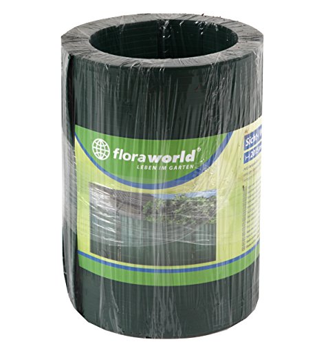 Floraworld Sicht-/ Wind- und Objektschutz Comfort 4er Set, Dunkelgrün, 2050 x 17,5 x 24 cm von Floraworld