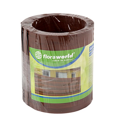 Floraworld Sicht-/ Wind- und Objektschutz Comfort 5er Set, Braun, 201.5 x 17 x 19 cm von Floraworld