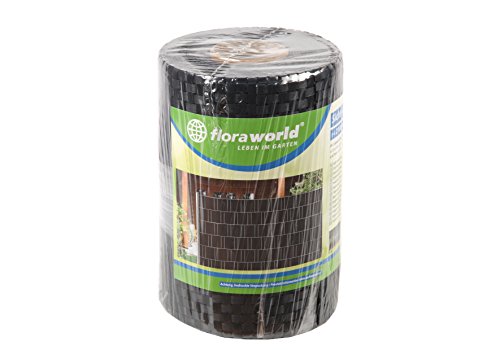 Floraworld Sicht-/ Wind- und Objektschutz Premium 5er Set, Anthrazit, 210 x 13,5 x 19 cm von Floraworld