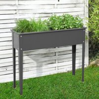 floraworld Metall-Hochbeet Gr. 3anth razit matt100 x 40 x 80 c m floraworld Metall-Hochbeet Gr. 3anth razit matt100 x 40 x 80 c m von Floraworld