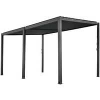 floraworld Pergola mit Lamellendach zum Öffnen 400x310x253cm von Floraworld