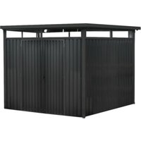 floraworld Systemhaus m. Oberlicht7 qm anthrazit290 x 245 x 2 26 cm von Floraworld