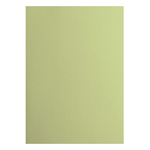 Vaessen Creative 2927-066 Florence Cardstock Papier, Gelb, 216 Gramm/m², DIN A4, 10 Stück, Glatt, für Scrapbooking, Kartenherstellung, Stanzen und andere Papierbasteleien, Anise von Vaessen Creative