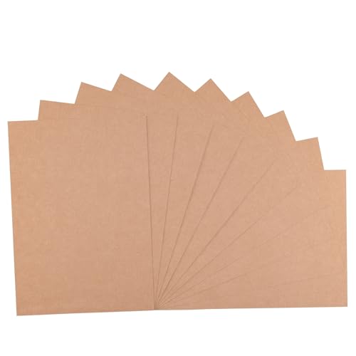 Vaessen Creative Florence Selbstklebend Cardstock - A4 Bastelpapier - A4 - Braun - 10 Stück - Bedruckbares Papier - zum Basteln und Hobbyprojekte von Vaessen Creative