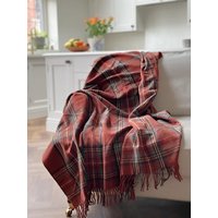 Schöne Weiche Rostfarbene Stuvert Royal Antique Tartan Karo Decke/Überwurf von FlorenceLilly