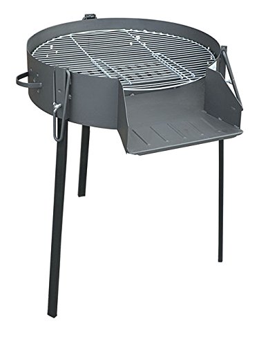 Flores Cortés – Grill mit Halterungen, Schwarz 51 x 33 x 62 cm schwarz von Flores Cortés