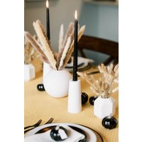 Großer Zylinder Beton Moderner Weißer Kegel Kerzenhalter Großer Zylinder Beton Moderner Weißer Kegel Kerzenhalter von FloretAndFringe