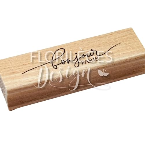 Florilèges Design FD124002 Stempel aus Holz, Dimensions : 3 x 10 cm von Florilèges Design