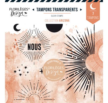 Florilèges Design FDCL322013 Stempel Clear, durchsichtig, 10 x 10 cm von Florilèges Design