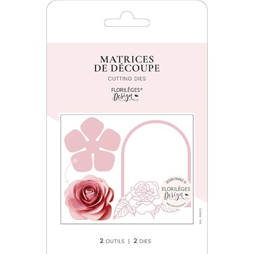 Florilèges Design FDD124002 Schneidwerkzeug, Metall, Format A6 von Florilèges Design