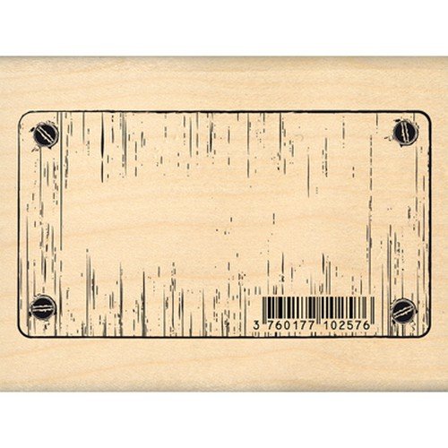 Florilèges Design fe114021 Stempel Scrapbooking Etikett Metall beige 6 x 8 x 2,5 cm von Florilèges Design