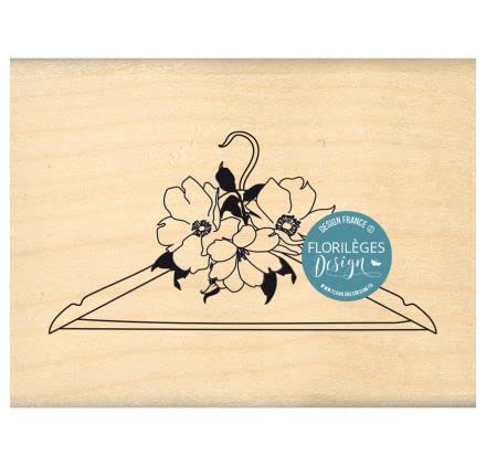 Florilèges Design FE122012 Holzstempel, Farbe: Holz, 6 x 8 cm von Florilèges Design