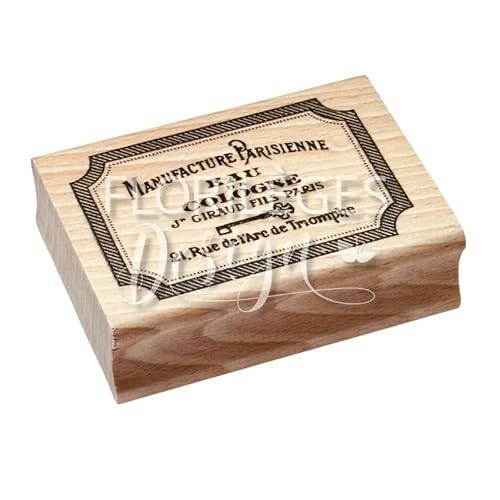 Florilèges Design FE124005 Stempel aus Holz, Dimensions : 5 x 7 cm von Florilèges Design