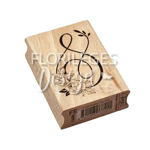 Florilèges Design FE124006 Stempel aus Holz, Dimensions : 5 x 7 cm von Florilèges Design