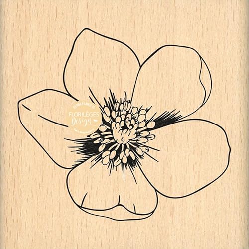Florilèges Design FE323004 stempel, Holz Gummi, 7 x 7 cm von Florilèges Design