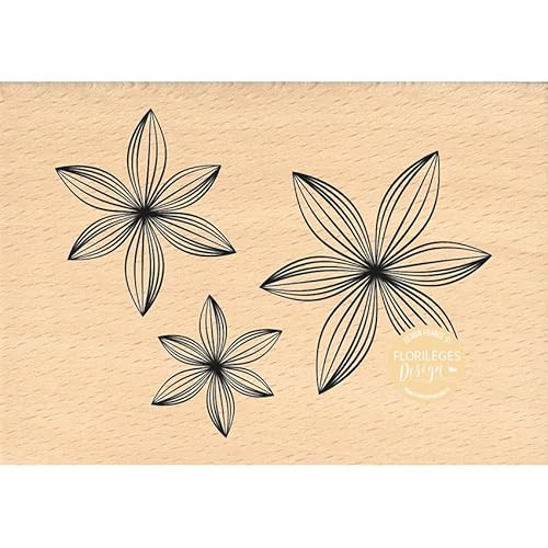 Florilèges Design FE323008 stempel, Holz Gummi, 7 x 10 cm von Florilèges Design