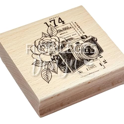 Florilèges Design FF124020 Stempel aus Holz, Dimensions : 8 x 8 cm von Florilèges Design