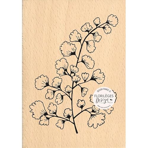 Florilèges Design FG223012 Stempel aus Holz, Gummi, beige, 7 x 10 cm von Florilèges Design