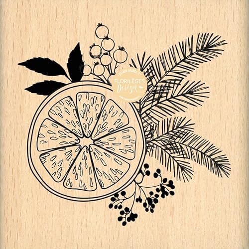 Florilèges Design FG323005 stempel, Holz Gummi, 7 x 7 cm von Florilèges Design