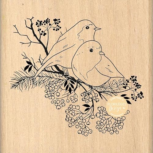 Florilèges Design FG323011 stempel, Holz Gummi, 8 x 8 cm von Florilèges Design