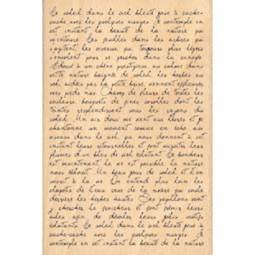 Florilèges Design FHA208074 Scrapbooking Manuscrit Text, 15 x 10 x 2,5 cm von Florilèges Design