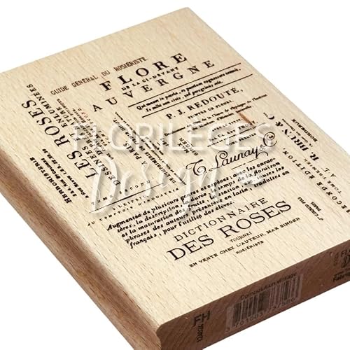 Florilèges Design Holzstempel, Größe: 10 x 13 cm von Florilèges Design