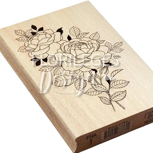Florilèges Design Holzstempel, Größe: 10 x 15 cm von Florilèges Design