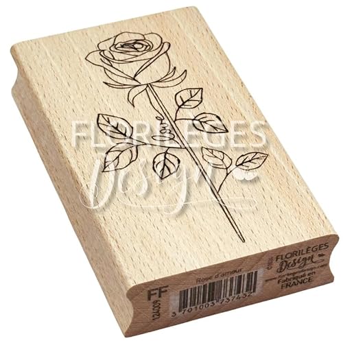 Florilèges Design Holzstempel, Größe: 6 x 10 cm von Florilèges Design