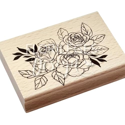 Florilèges Design Holzstempel, Größe: 7 x 10 cm von Florilèges Design