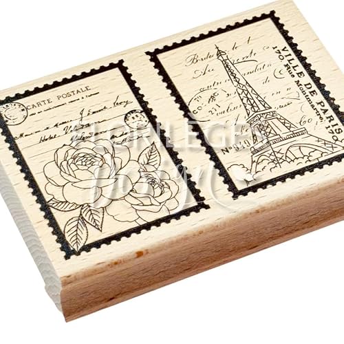 Florilèges Design Holzstempel, Größe: 7 x 10 cm von Florilèges Design