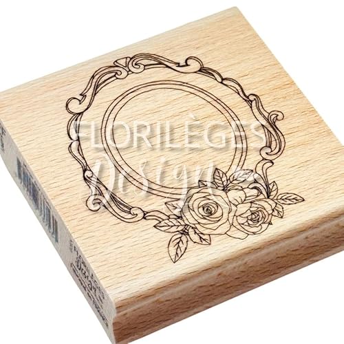 Florilèges Design Holzstempel, Größe: 8 x 8 cm von Florilèges Design