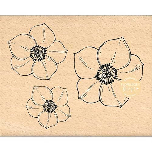 Florilèges Design Stempel, Holz, 8 x 10 cm von Florilèges Design