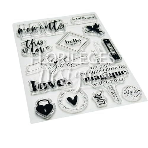Florilèges Design Stempel klar, Kunststoff, transparent, Format: A6 von Florilèges Design