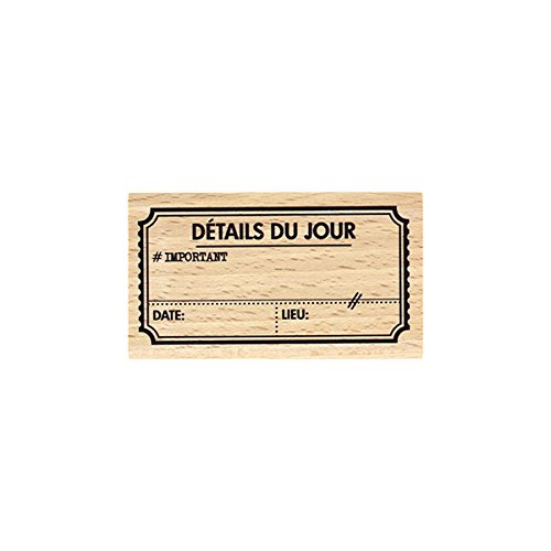 Florilèges Design fd117016 Ticket Coupon Urlaub Stempel Holz 4 x 7 x 2,5 cm Florilèges Design fd117016 Ticket Coupon Urlaub Stempel Holz 4 x 7 x 2,5 cm von Florilèges Design