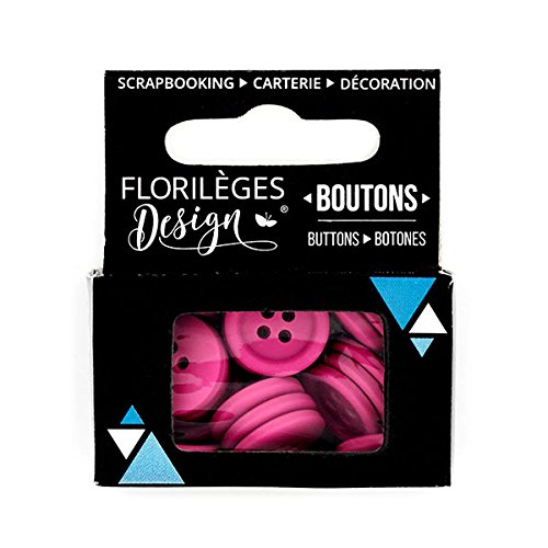 Florilèges Design fdb107 Tasten Azalee Kunststoff Rosa 6 x 5 x 2.2000000000000002 cm von Florilèges Design