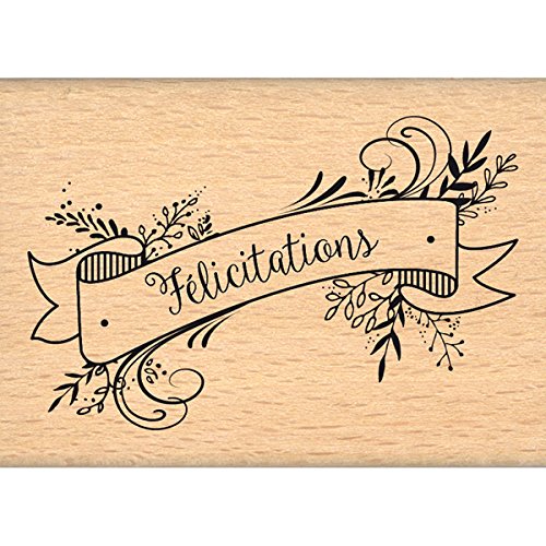 Florilèges Design fe216090 Stempel Herzlichen Glückwunsch 2 Holz 5 x 7 x 2,5 cm Florilèges Design fe216090 Stempel Herzlichen Glückwunsch 2 Holz 5 x 7 x 2,5 cm von Florilèges Design