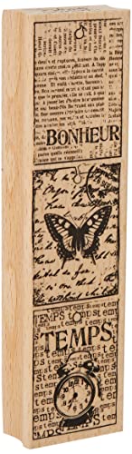 Florilèges Design ff213014 Stempel Scrapbooking Kleine Etiketten Vintage Beige 15 x 4 x 2,5 cm von Florilèges Design