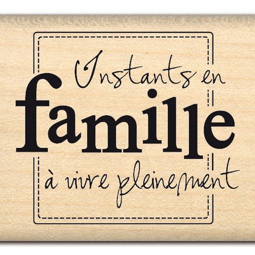 Florilèges Design FC111025 Scrapbooking Stempel, Motiv: Familienmomente, beige, 4 x 5 x 2,5 cm Florilèges Design FC111025 Scrapbooking Stempel, Motiv: Familienmomente, beige, 4 x 5 x 2,5 cm von Florilèges Design