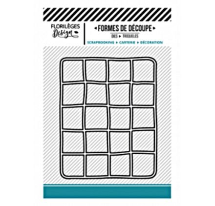 Stanzschablone "Florilèges Design", Kollektion 9, Mini-Gitter von Florilèges Design