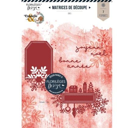 Stanzschablonen "Florilèges Design", Zimt & Schokolade von Florilèges Design
