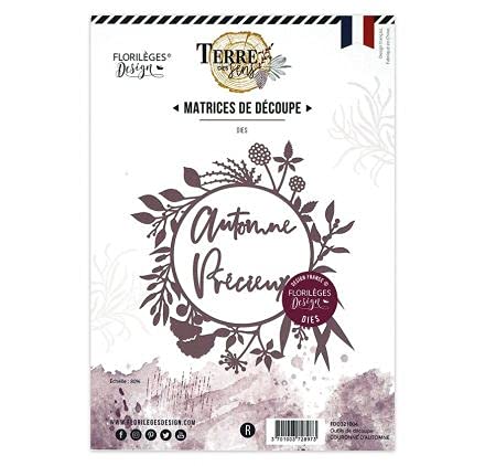 Stanzschablonen "Florilèges Design – Terre des Sens", Herbstkranz von Florilèges Design