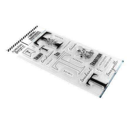 Stempel "Florilèges Design – mit Buchstabe T von Florilèges Design